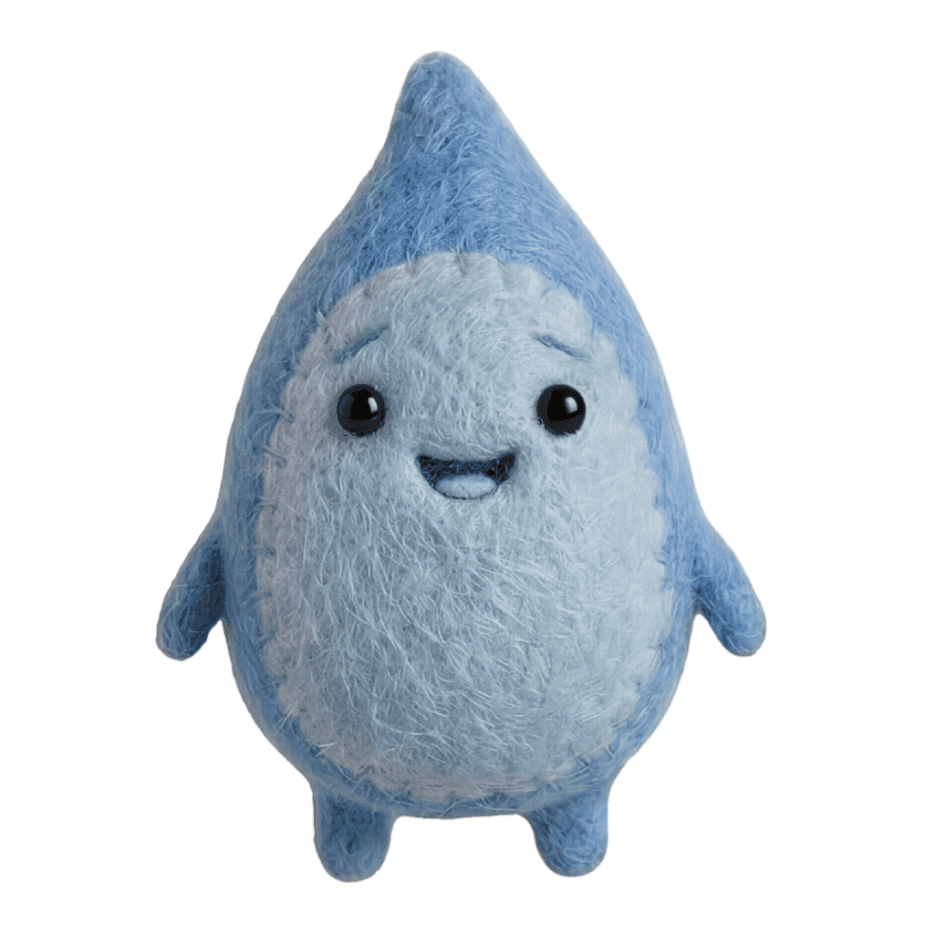 Teardrop Mascot